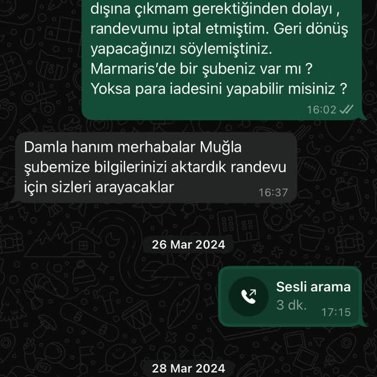 Güzellik Merkezinde Para İadesi Sorunu