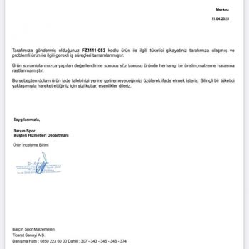 Nike Eşofman Üstü Kalitesizliği Ve Mağaza Deneyimi