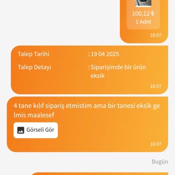 Eksik Ürün Ve İletişim Sorunları: Müşteri Memnuniyeti Sınavı