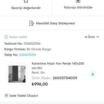 Eksik Ve Yanlış Gönderilen Siparişe Çözüm Bulunamıyor