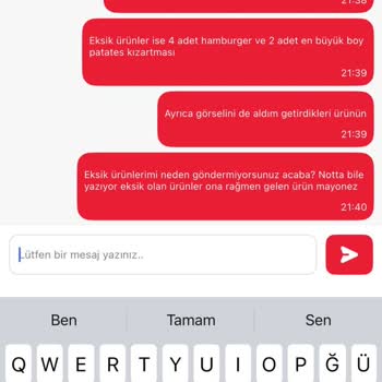 Siparişler Eksik Ve Soğuk, Çözüm Yok!