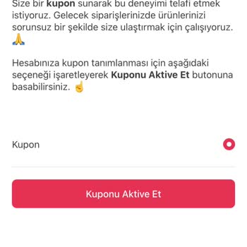 Yemeksepeti Market'ten Aldığım Bozuk Ürün Ve Yetersiz İade Teklifi