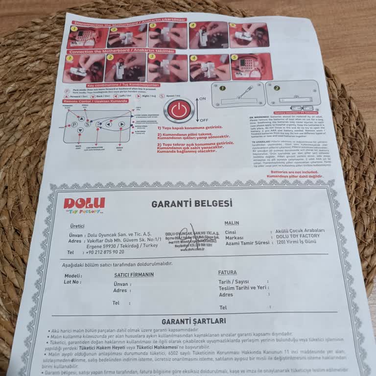 Akülü Araba Direksiyon Ve Kumanda Sorunları