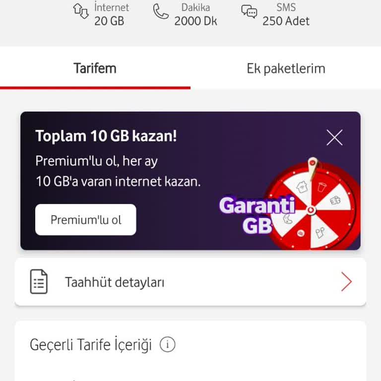 Tarife Değişiminde Haksız Fiyat Farkı