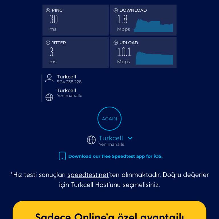 Turkcell'de Hız Ve Hizmet Sorunu
