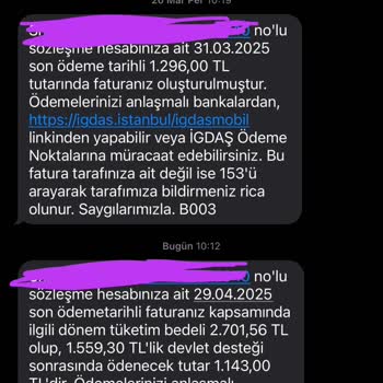 Doğal Gaz Faturasında Anlamsız Artış