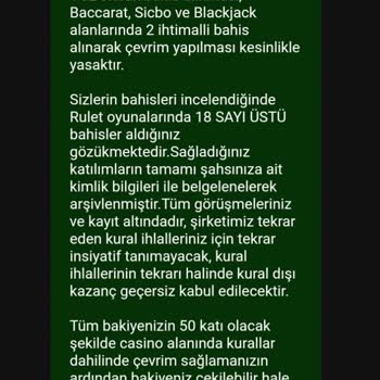 Zaferbet'te Haksız İptal Ve Çevrim Şartları