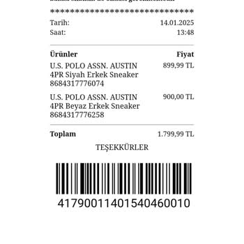 Aldığım Ayakkabılarda Kalite Sorunları Ve Mağduriyet