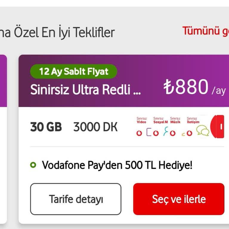 Vodafone Zamları Ve Tarifeye Geçiş Engeli
