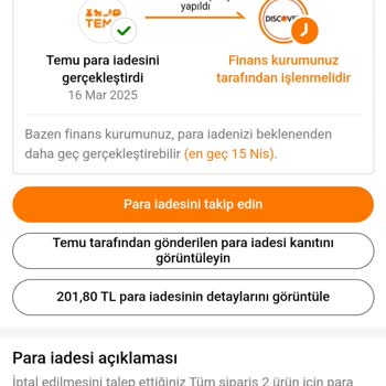 Temu'dan Beklenen Ücret İadeleri Hala Yapılmadı