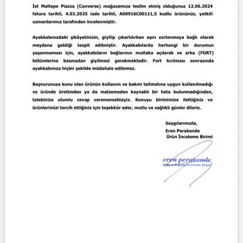 Converse Ayakkabılar Artık Dayanıklı Değil