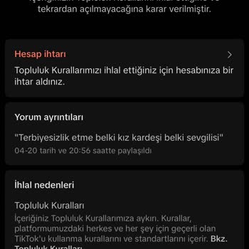 Haksız Uyarılar Yüzünden Hesap Kapanma Tehlikesi