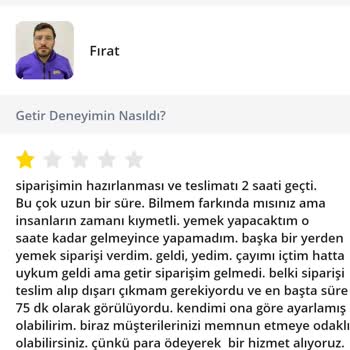 Getir Market Siparişlerinde Sürekli Gecikme