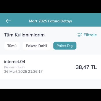 Sınırsız İnternet Paketi Ve Fatura Tutarsızlığı
