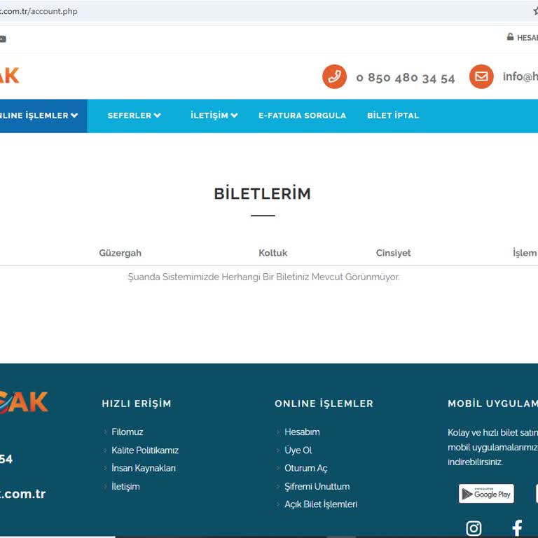 Havasak Bilet Sorunu Ve Müşteri Hizmetleri İlgisizliği