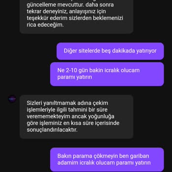 Casinotürk Sitesinde Çekim Sorunu