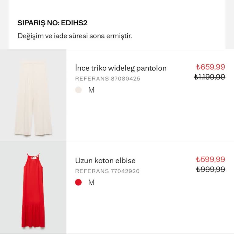 Mango Online Alışverişimde Teslimat Sorunu