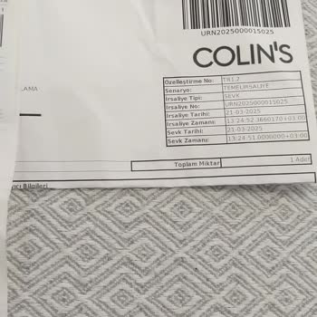 Colin's Mağazasından Aldığım Ürünlerin Kalite Sorunu