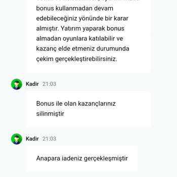 Kazancım Sebepsizce Sıfırlandı