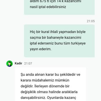 Kazancım Sebepsizce Sıfırlandı
