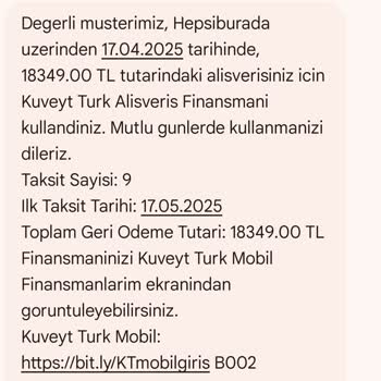 Hepsiburada'da Faizsiz Kredi Hayal Kırıklığı