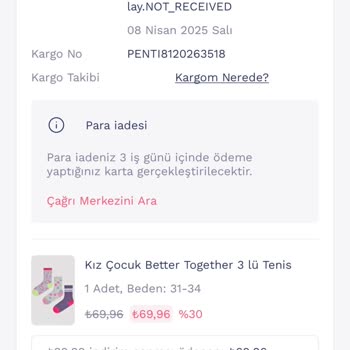 Ücret İadesi Sorunu: Penti'den Yanlış Fatura Ve Geciken İade