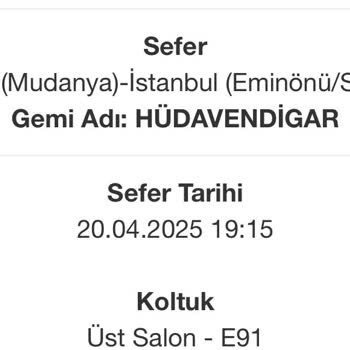 Yanlış Gemi Ve Koltuk Düzeni Mağduriyeti