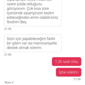 Yemeksepeti Siparişim 3 Saatte Gelmedi Ve İptal Edilemiyor