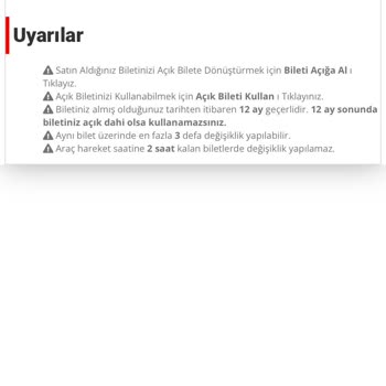 Bilet İptali İçin Yardım Alamıyorum