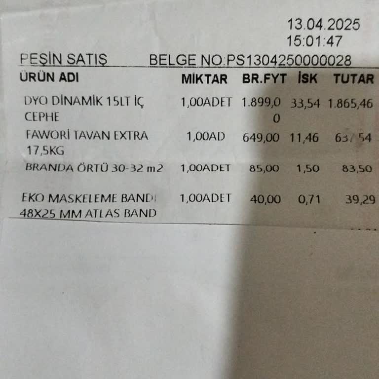 Bozuk Boya Ve İade Sorunu