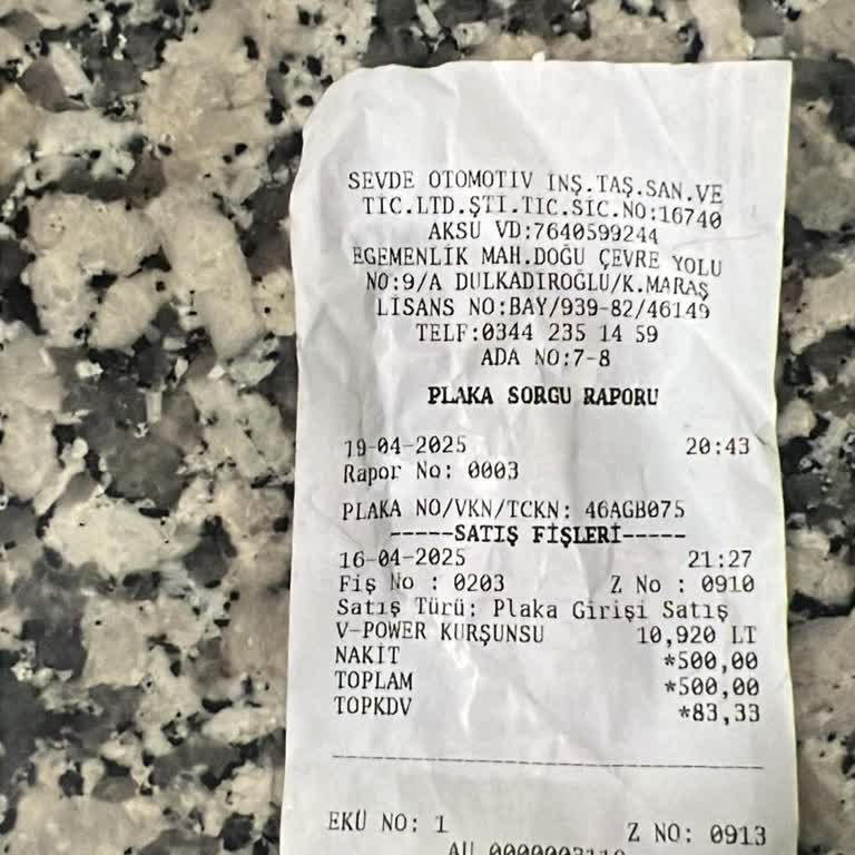 Shell'den Alınan Yakıtta Su Karışımı Sorunu