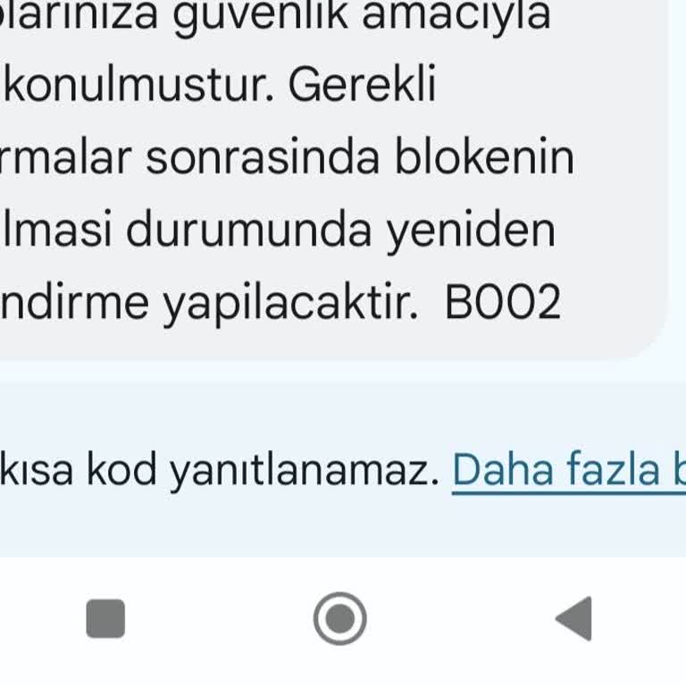 Hesabıma Sebepsiz Bloke: Mağduriyetin Giderilmesini İstiyorum