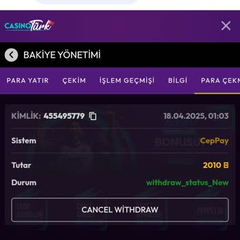 Çekim Talebim Onaylanmadı Ve İletişim Kuramadım
