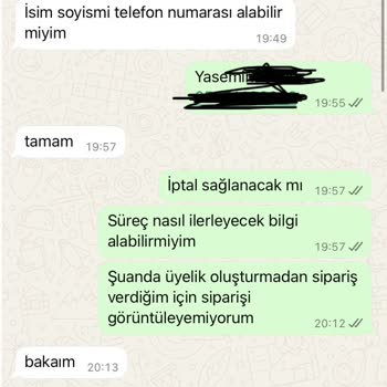 Bulem Butik'te Sipariş İptali Ve İletişim Sorunları