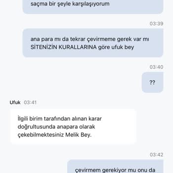 Kazançlarımın Hesaptan Silinmesi Ve Çekim Sorunu
