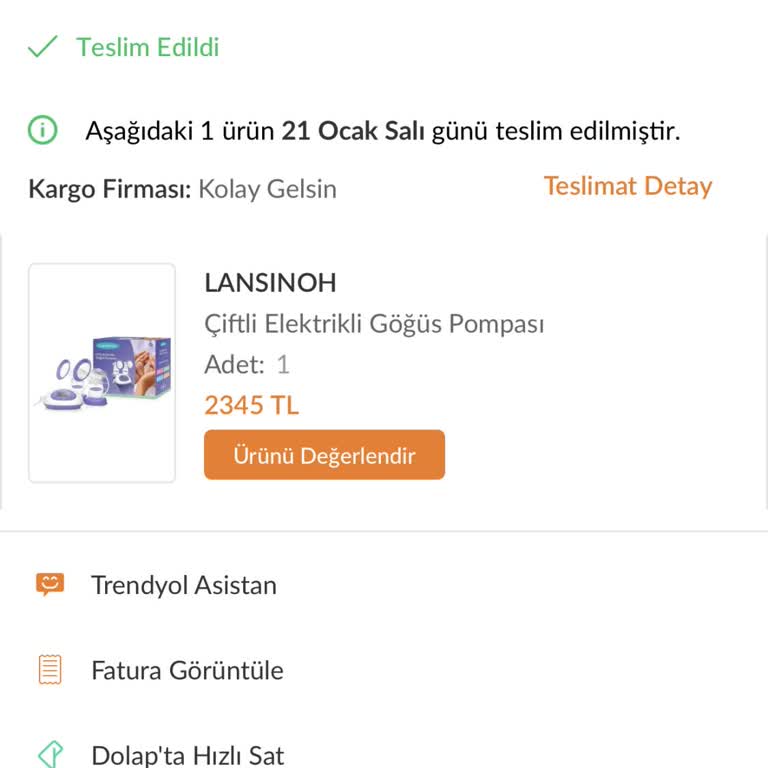 Lansinoh Süt Pompası Çekim Gücü Hızla Azaldı