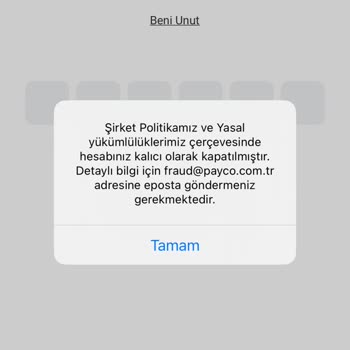 Payco Hesabım Kalıcı Olarak Kapandı, Paramı Geri İstiyorum