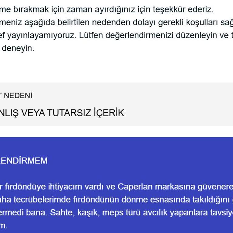 Yanlış Ve Tutarsız Yorum İddiasıyla Karşılaştım