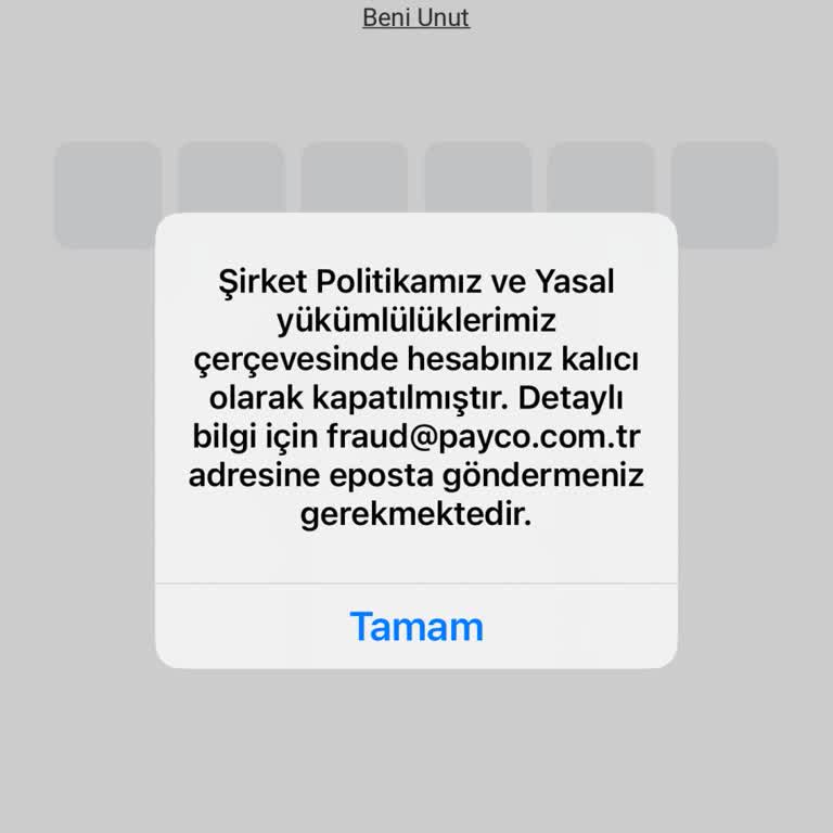 Hesabım Sebepsizce Kapandı, Destek Yok!