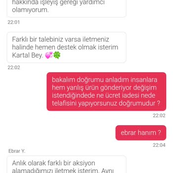 Yanlış Ürün İadesi Ve Alerji İhmaline Tepki