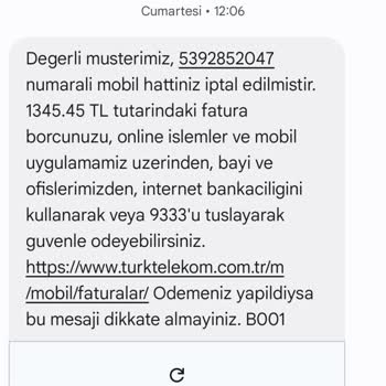 Yanlış Faturalandırma Ve Taahhüt Süresi Sorunu