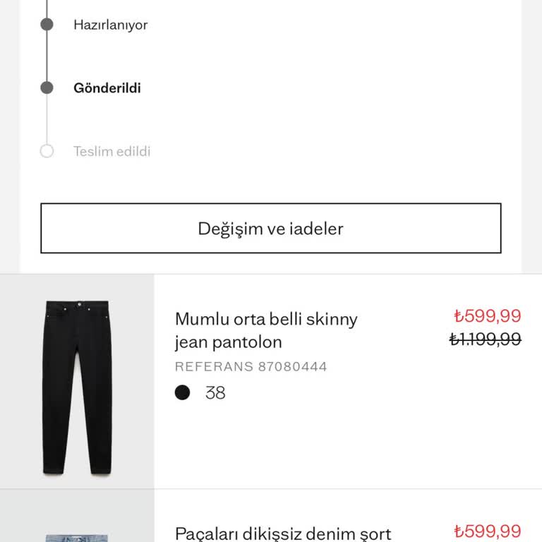 Kargo Bilgisi Ve Teslimat Sorunu