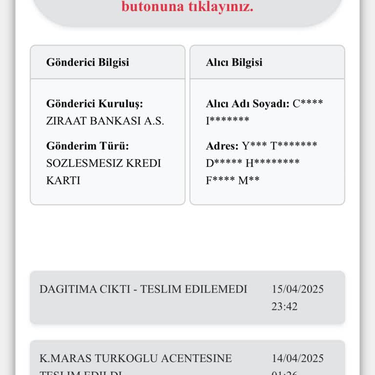 Gece Yarısı Teslimat Mağduriyeti Ve Yetersiz İletişim