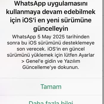 WhatsApp Güncelleme Tarihi Öncesi Erişim Sorunu