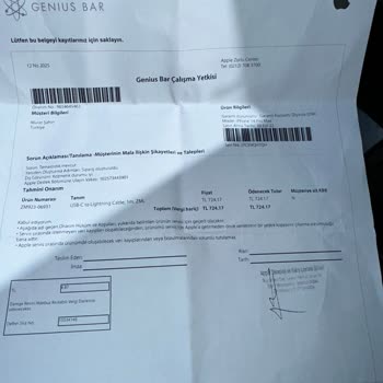 Apple Servisinde Kablo Değişiminde Yaşanan Sorun