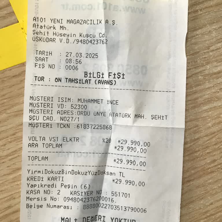 A101'den Aldığım Moped Hâlâ Teslim Edilmedi