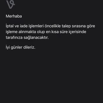 İade Ücreti Kesintisi Ve Yetersiz Müşteri Hizmetleri