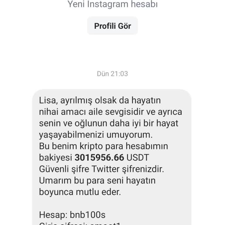 Yanlış Hesap Ve Bilgi Paylaşımı Hakkında Şikayet
