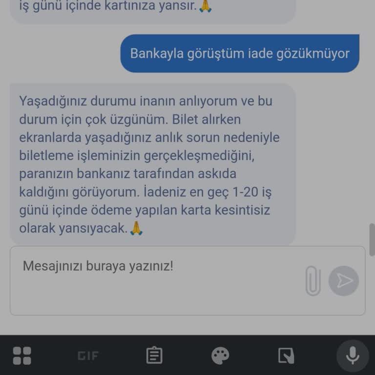 Bilet Alımında Kayıt Sorunu Ve İade Beklentisi