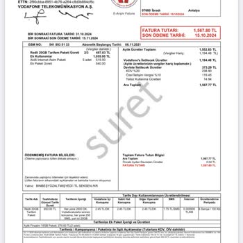 Vodafone'un Onaysız Tarife Değişikliği Ve 9 Aylık Çözülmeyen Sorun